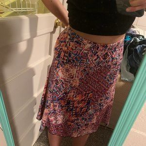 patterned skirt